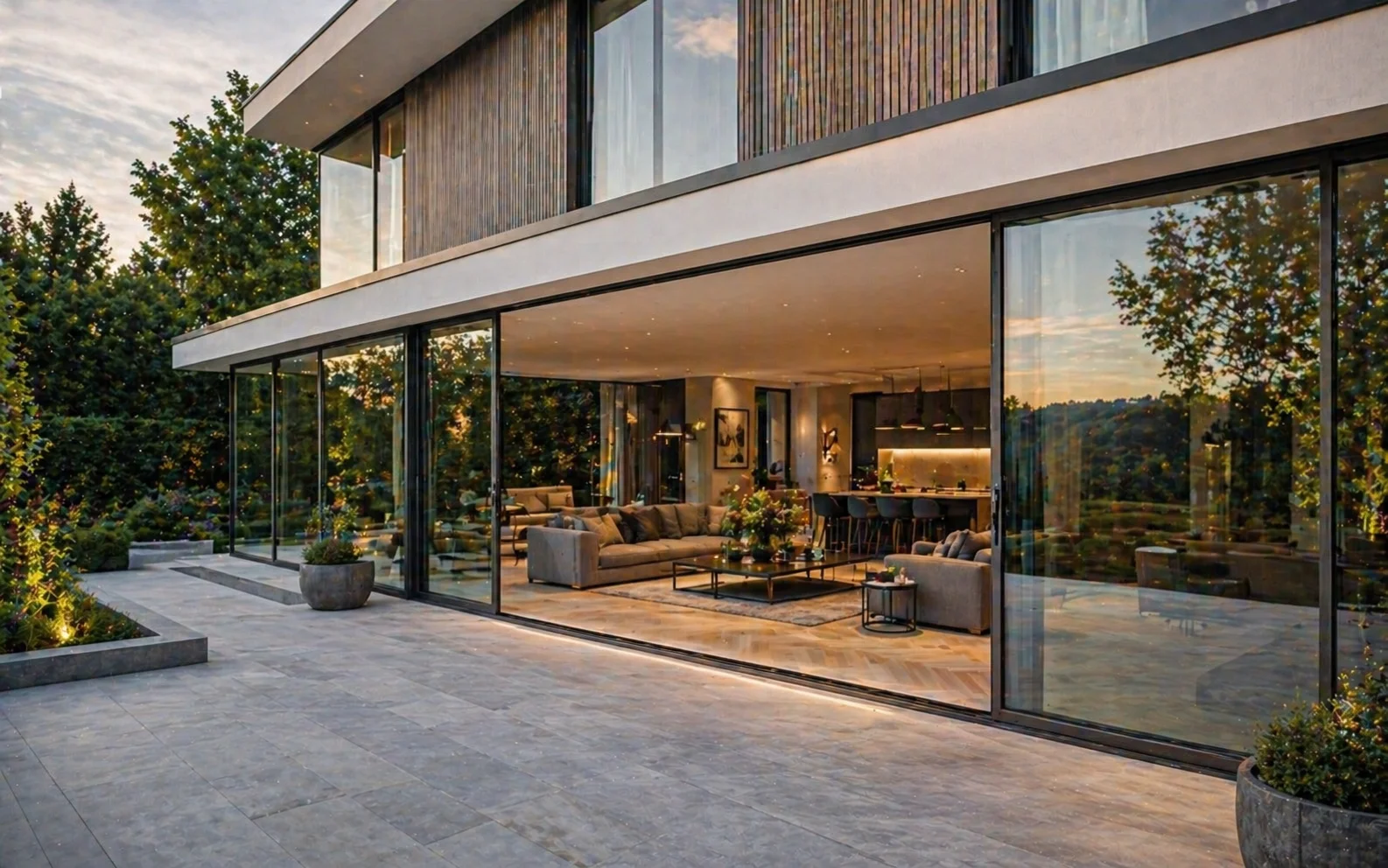 Architectural sliding door system