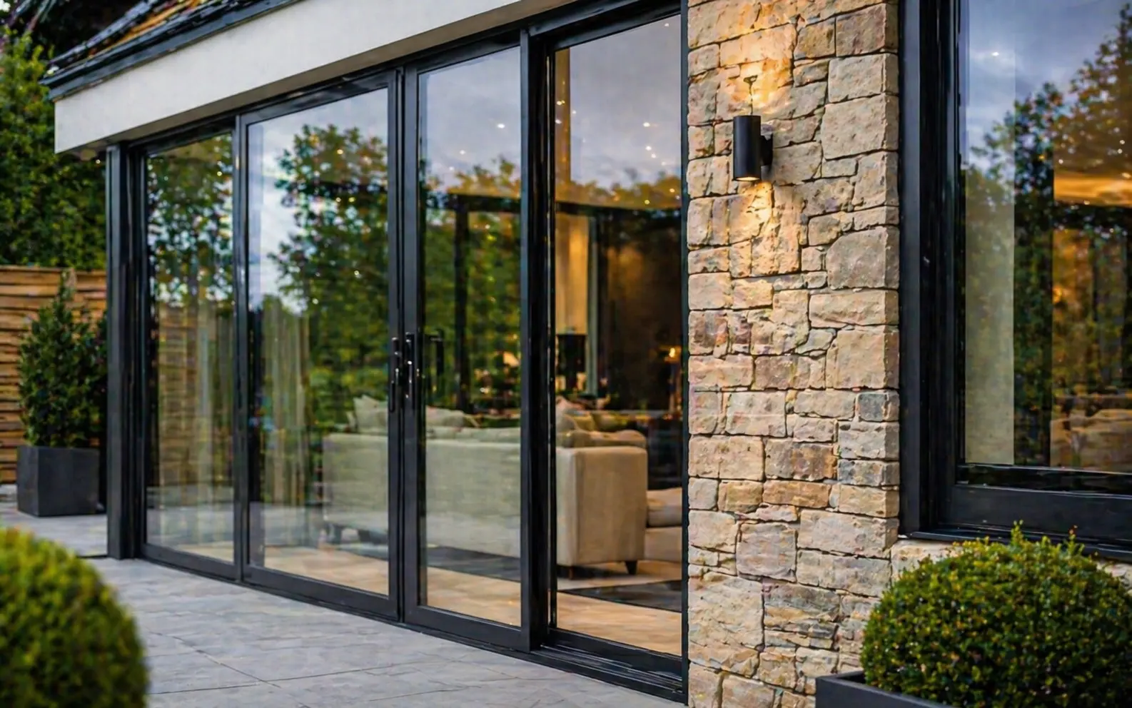 Coziluxe manufactured aluminium systems and bespoke installation craftsmanship