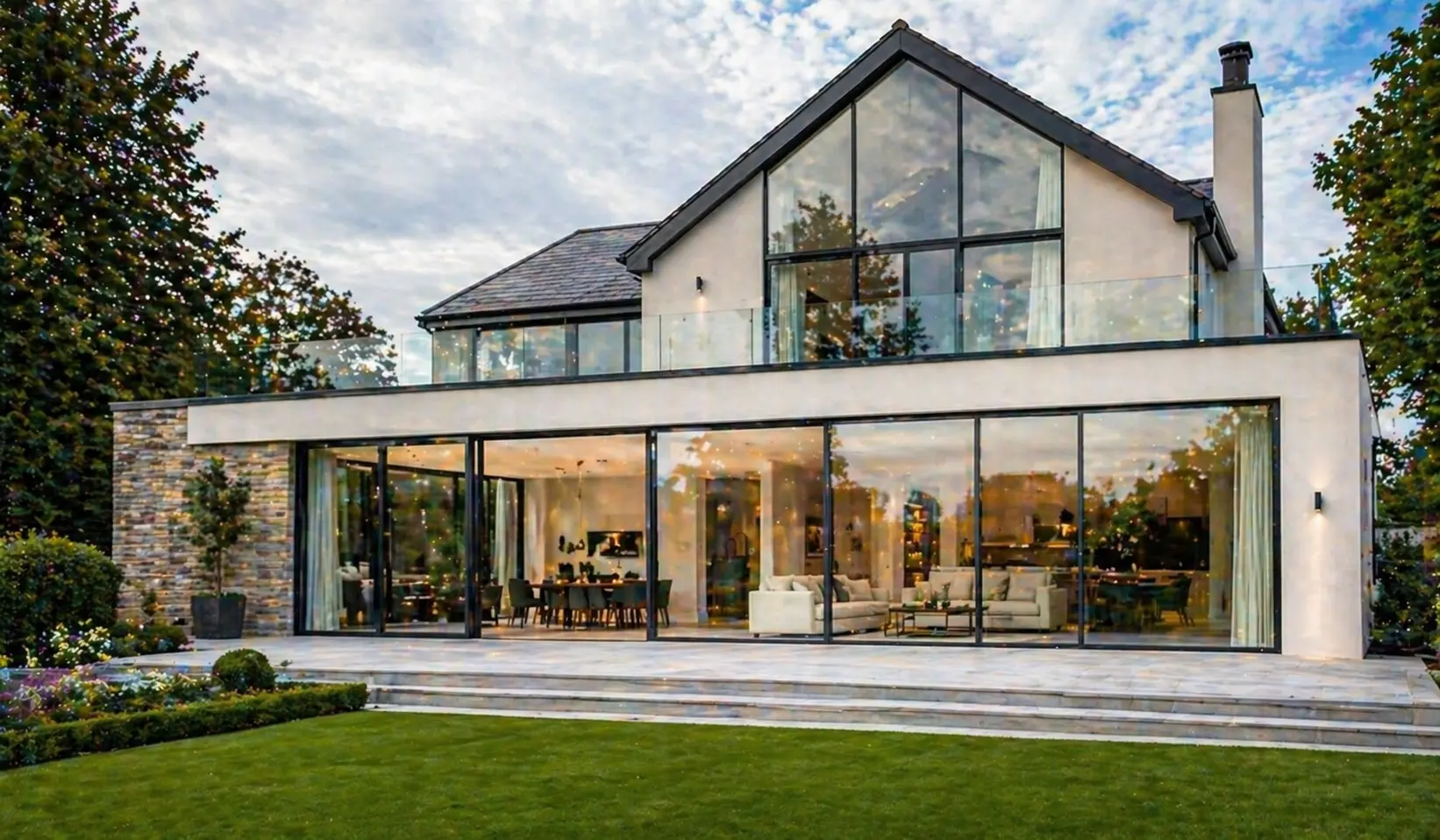 Premium aluminium glazing systems installation by Coziluxe